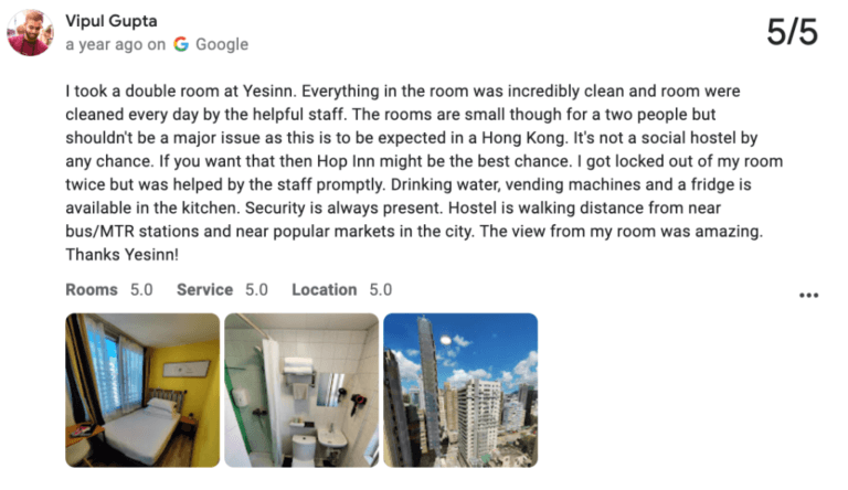 Review of my hostels