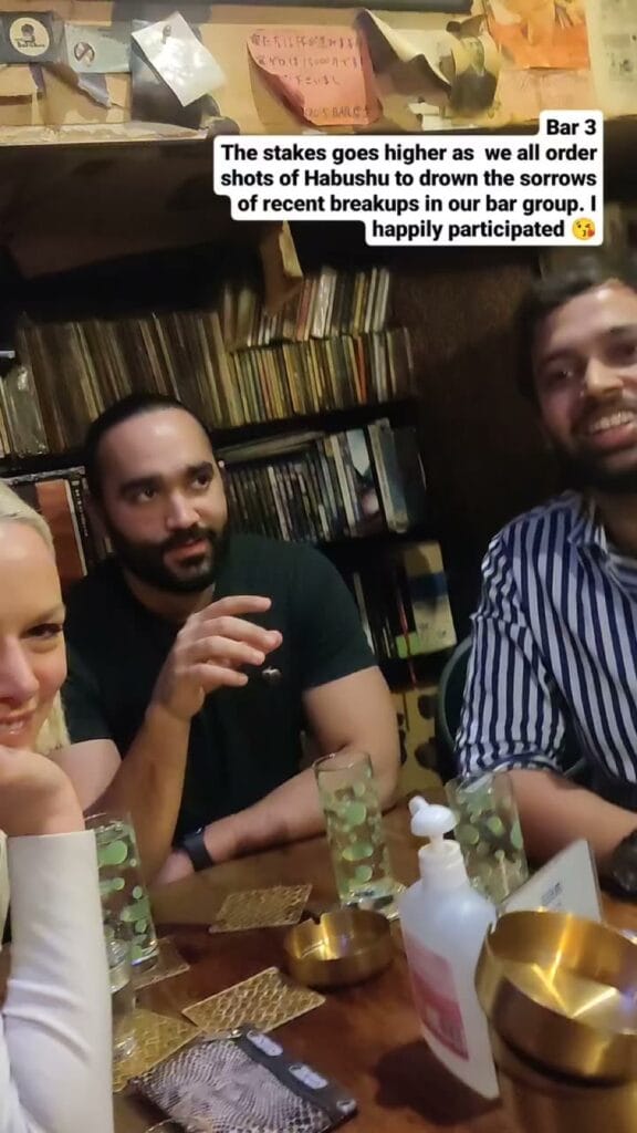 Golden Gai bar crawl and habu snake sake in Shinjuku